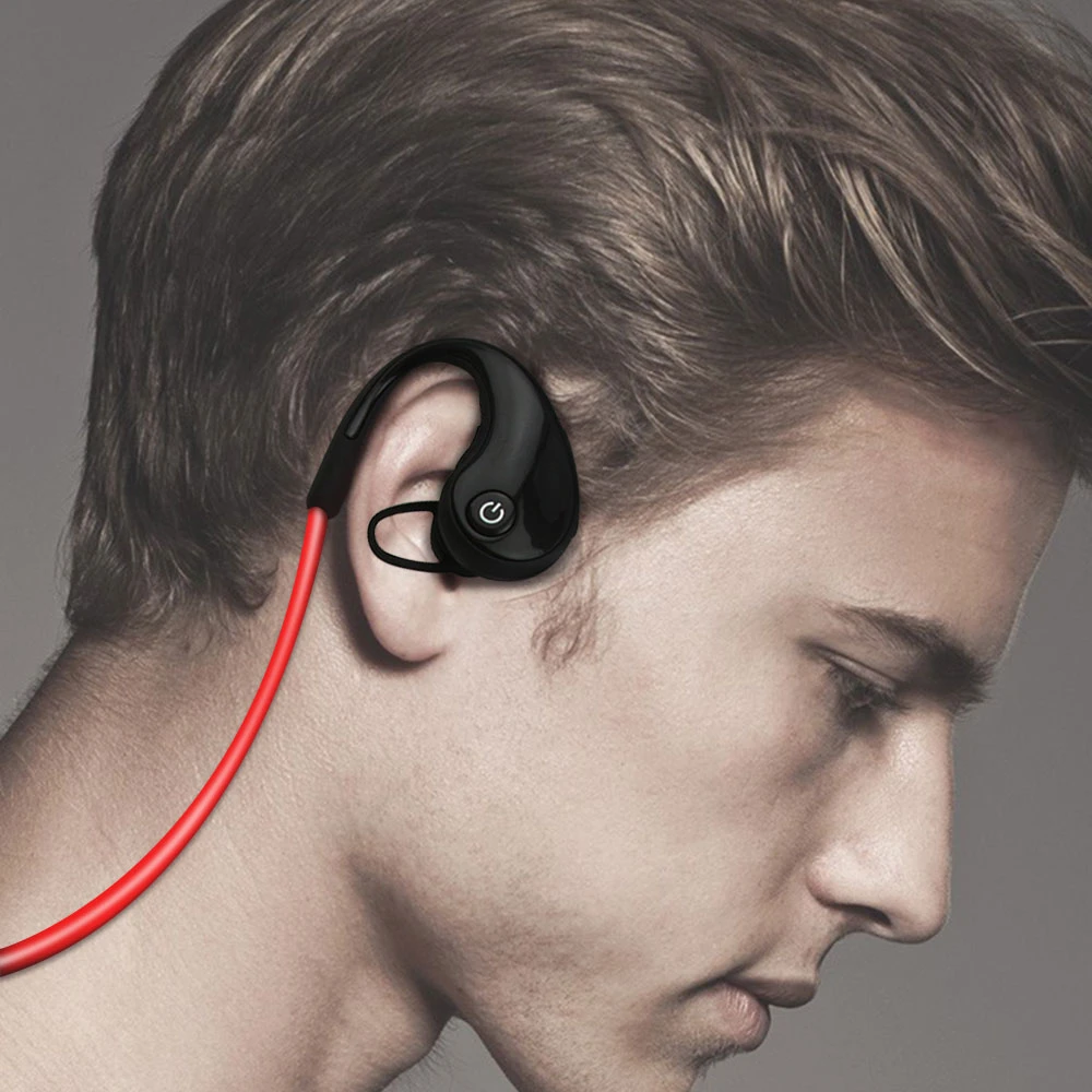 CHUYI Wireless Bluetooth Earphone Ear Hook Rechargeable Headset Sports Waterproof Earbuds With Mic For iPhone Samsung Huawei