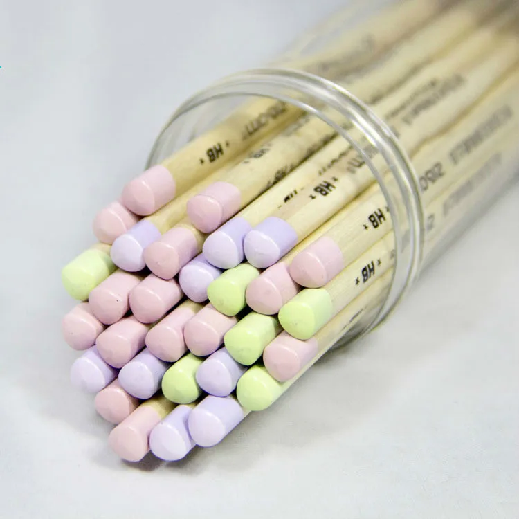 

30pcs pencils set Factory direct sales triangle log pencil students children's wooden lead pencils wholesale drop shipping