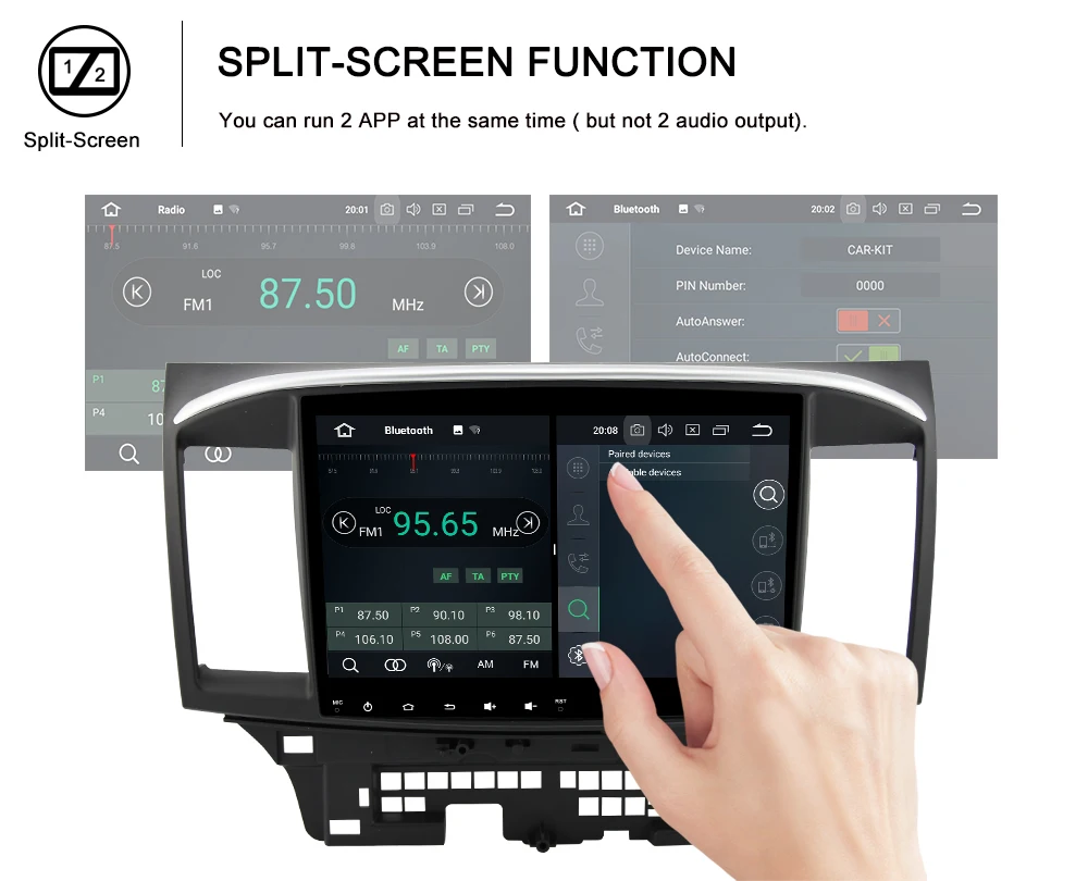 Discount AUTOTOP Android 8.0 Car Multimedia Player For Mitsubishi Lancer Galant Fortis 2007-2017 Lancer EVO 10 Head Unit Car DVD GPS Navi 9