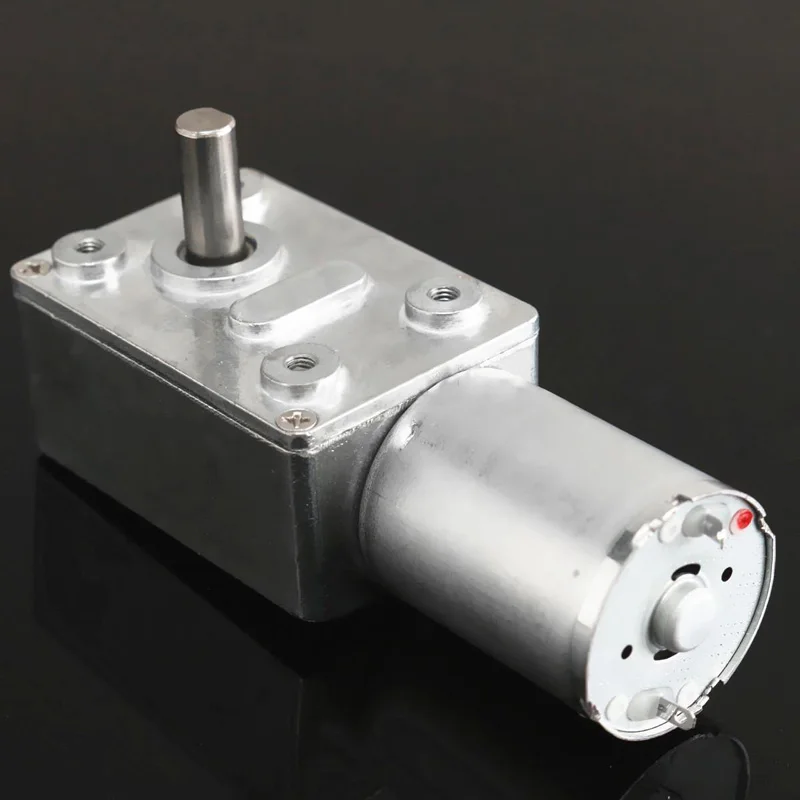 

Reversible High Torque Turbo Worm Geared Motor DC 12V Motor 0.6RPM-120RPM