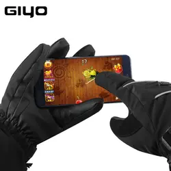GIYO Водонепроницаемый велосипедные перчатки полный палец Для мужчин женские теплые зимние сапоги перчатки Сноуборд снегоход перчатки