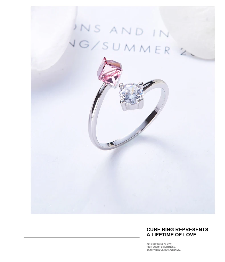 Swarovski Cube Crystals Rings (12)