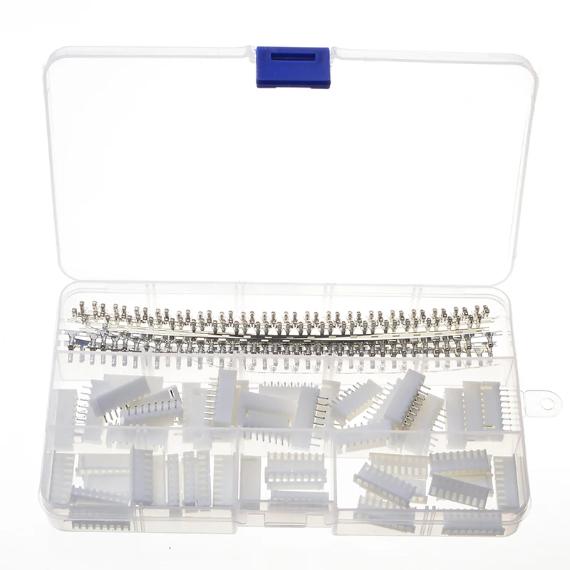 

250PCS/Set XH-2.54mm Dupont Connectors Male/Female 8Pin Electrical Wire Cable Jumper Pin Header Housing Terminals Adaptor