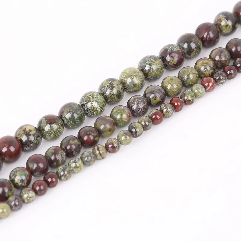 

Natural Dragons Blood New Stone Round Beads 4mm/6mm/8mm DIY Making Loose Beads for Bracelet Necklace Stone Bead