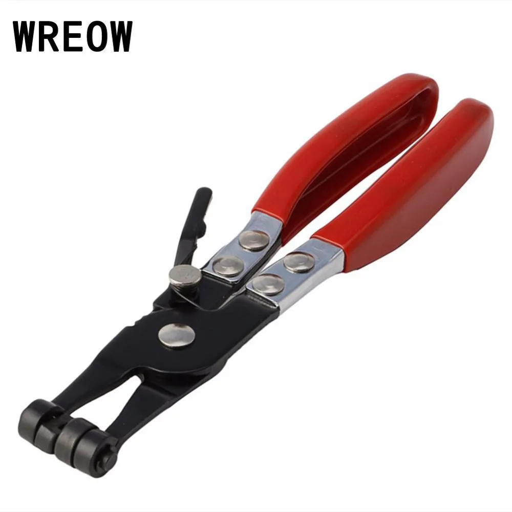 Flat Band Ring Spring Type Clamping Pliers Ear Swivel Car Water Pipe