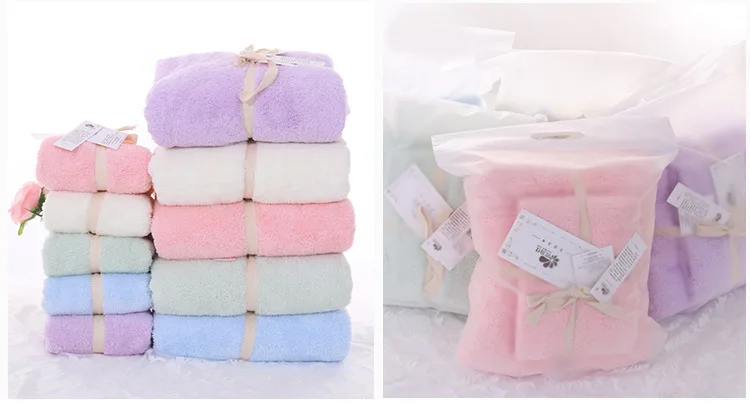 2 шт Коралловое флисовое полотенце набор супер мягкое банное полотенце и полотенце для рук для взрослых и детей супер впитывающее полотенце быстросохнущее