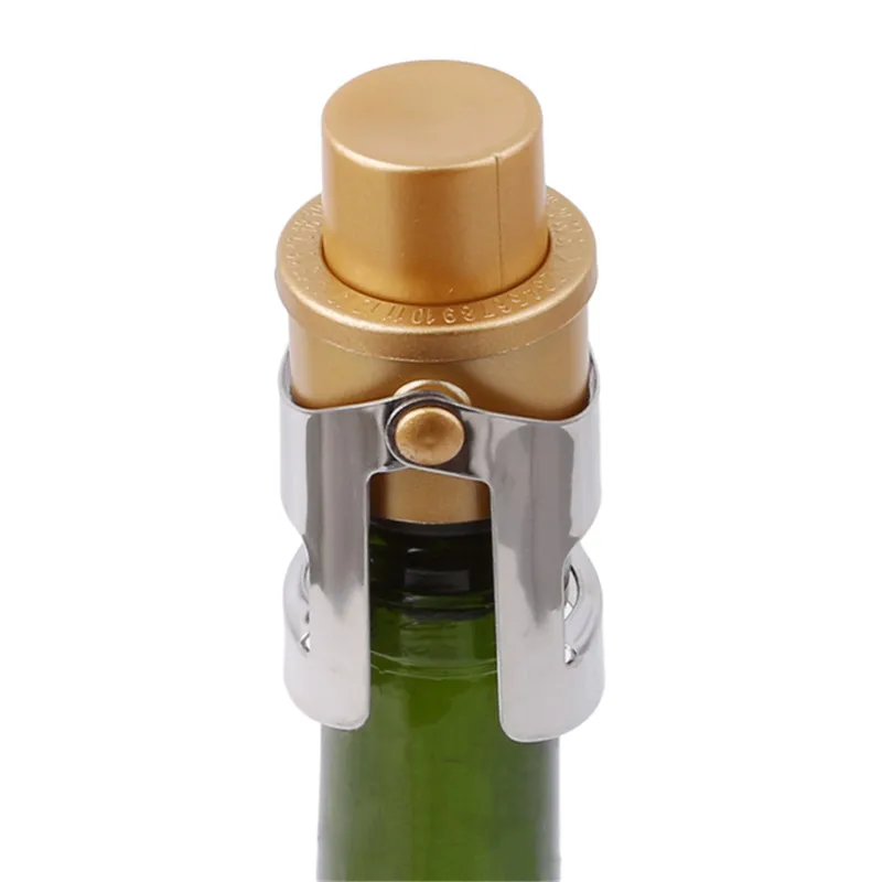 New Stainless Steel Champagne Sparkling Wine Bottle Stopper Plug Sealer Hot