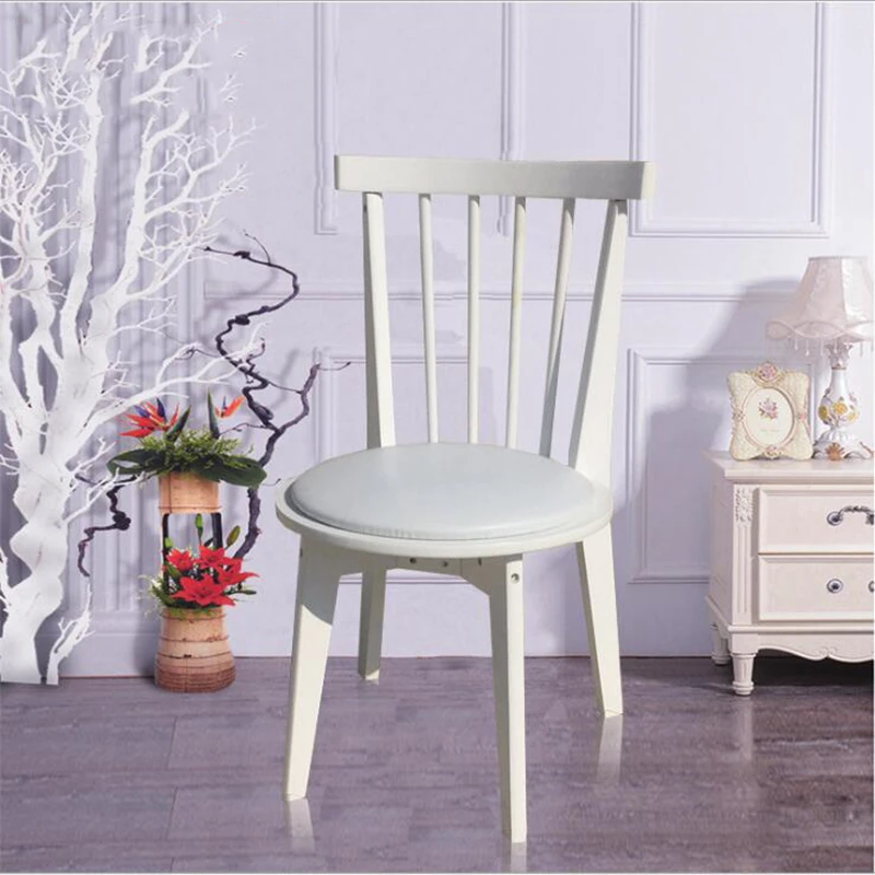 

sillas Modern Living Room Chair Backrest Sofa Chairs For Bar Restaurant chaise salle a manger moderne Wooden Dining Chair