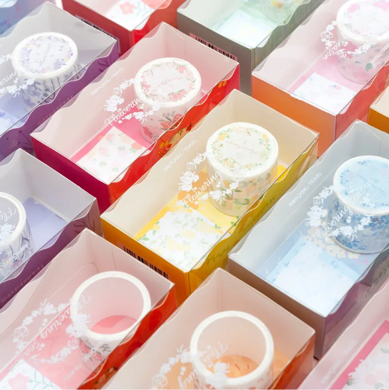 

1 set/lot DIY Japanese Paper Decorative Adhesive Tape Signature grocery store series Washi Tape/Masking Tape Stickers