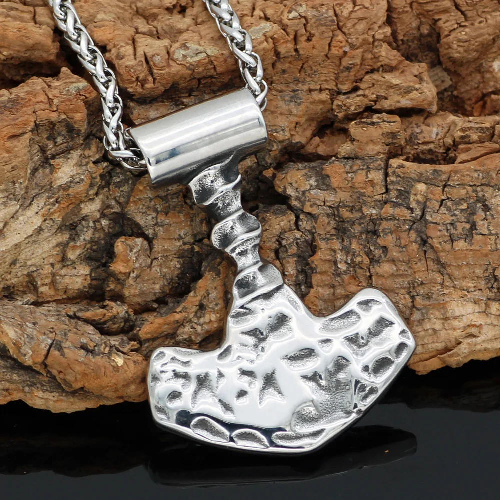 Мужское скандинавский Викинг thor hammer vegvisir Mjolnir ожерелье из нержавеющей стали с