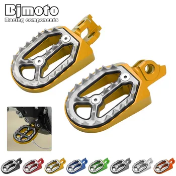 

FP-206 Pair CNC Dirt Bike Foot Pegs Footrest Shark Teeth For SUZUKI RM250 2010-2015 RMZ450 2010-2015
