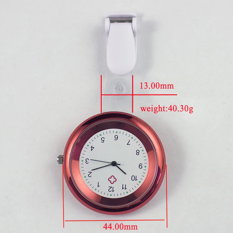 

New Nurse Watch Brooch Silicone Clip Infection Control Design Nurse Doctor Paramedic Brooch Fob Watch VN 68