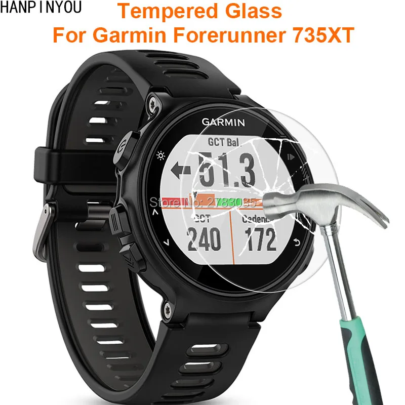Для Garmin Forerunner 735XT 735 XT SmartWatch 9H твердость 2.5D ультра тонкая закаленная Защитная