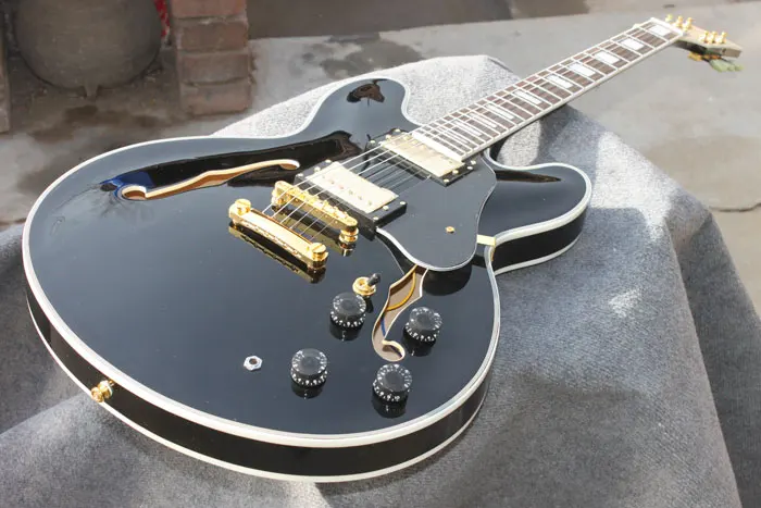 

Wholesale New arrive Free shipping HOT ! electric ES JAZZ 335 guitar High Quality with EBONY Frets in stock