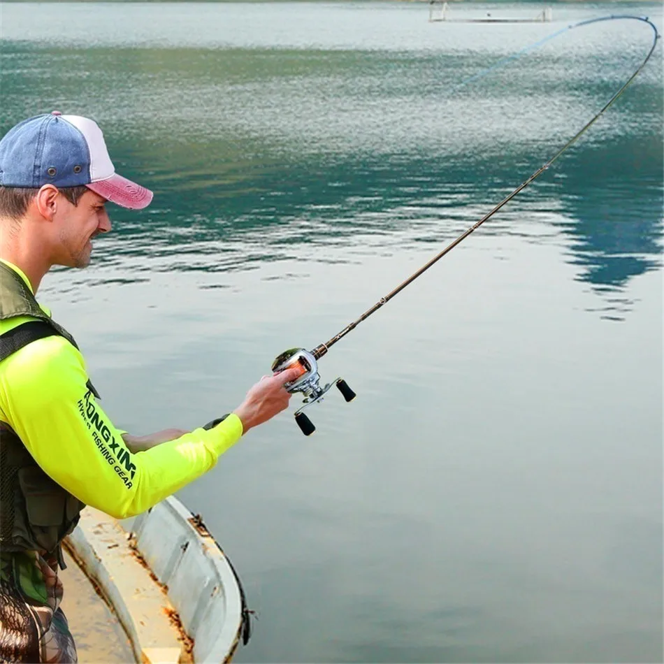 Carretel de Pesca 11 + 1bb Sougayilang Arremesso Super Leve Estrutura Design Precisamente Usinado Latão Engrenagem Molinete 12 Carretilhas de pesca