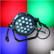 Новые качественные черехцветные светодиоды dj light 18 шт.* 10 Вт RGBWA 5 в 1 светодиодный par Может сценическое освещение с dmx512 dj оборудование для задней группы