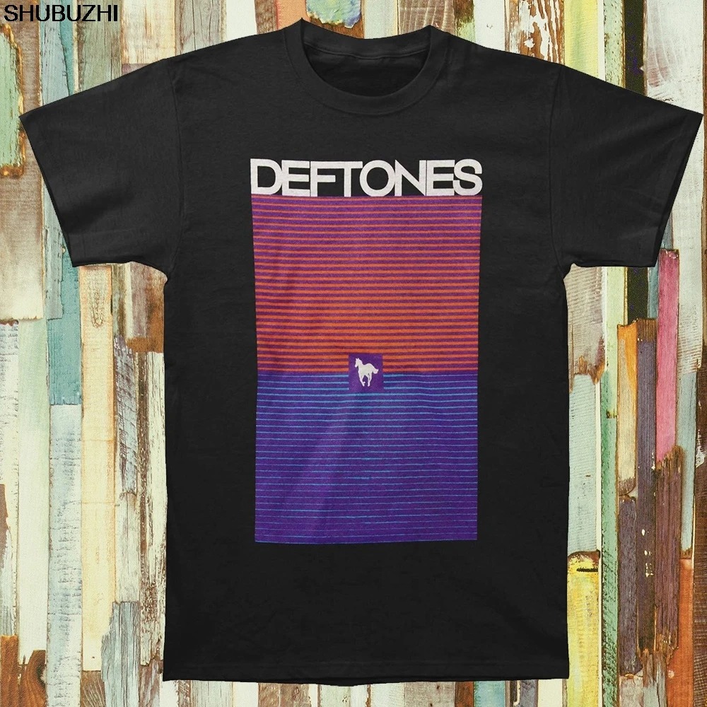 

Deftones Men's Abstract Sunset T-Shirt Hot Sale Summer Short Sleeves Black Tops S To 3XL sbz1180