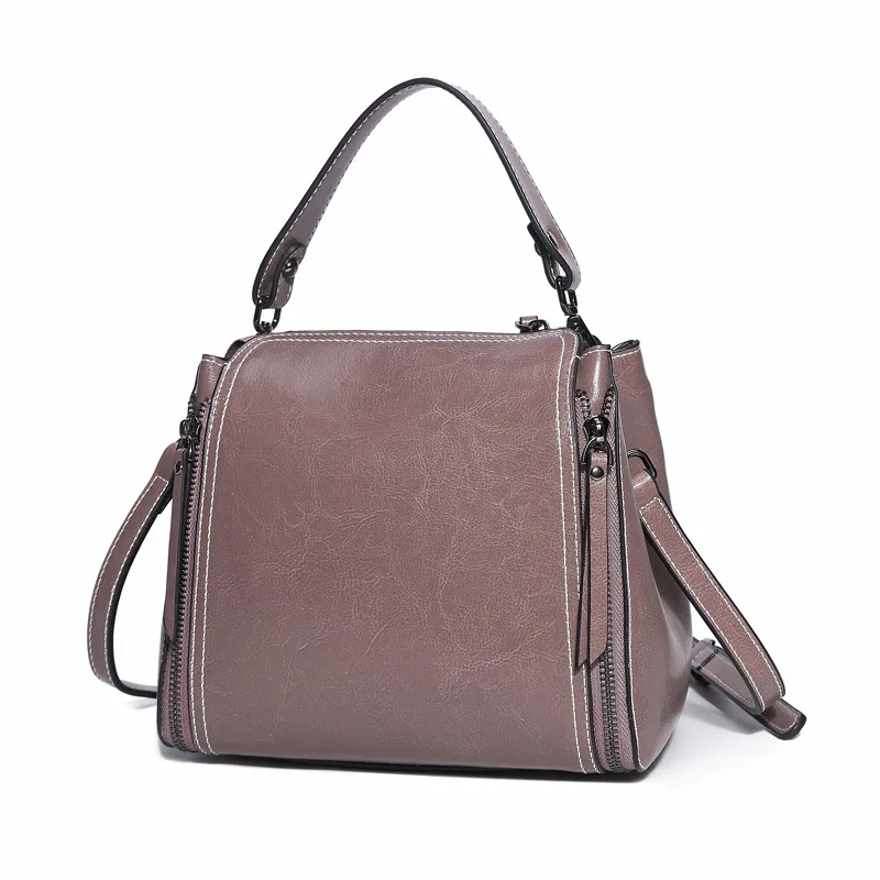eTya New Women Shoulder Bag Genuine Leather Handbag Fashion Female