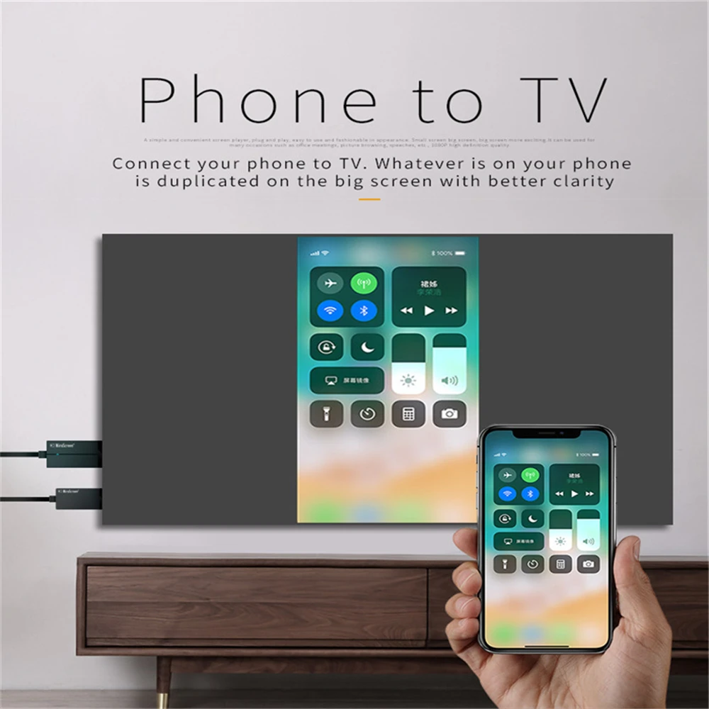 

Wireless Wifi Display Dongle HDMI 1080P HD Smart Screen Mirroring miracast airplay for IPhone X 6 7 8 For Apple TV USB C To HDMI