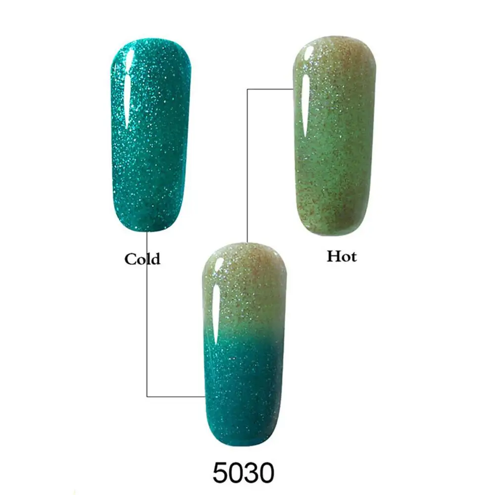 Тепла холодной Soak Off Gel Лаки Температура изменить ногтей гель для UV 7 мл Long Lasting лак