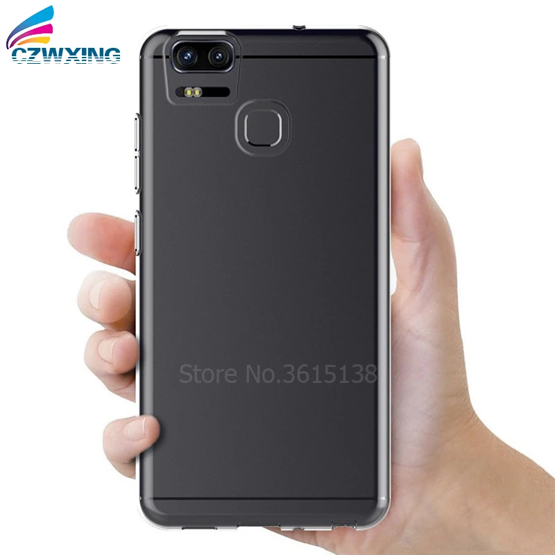 Для Asus Zenfone 3 зум ZE553KL Дело Мягкая силиконовая задняя крышка телефона чехол для ASUS