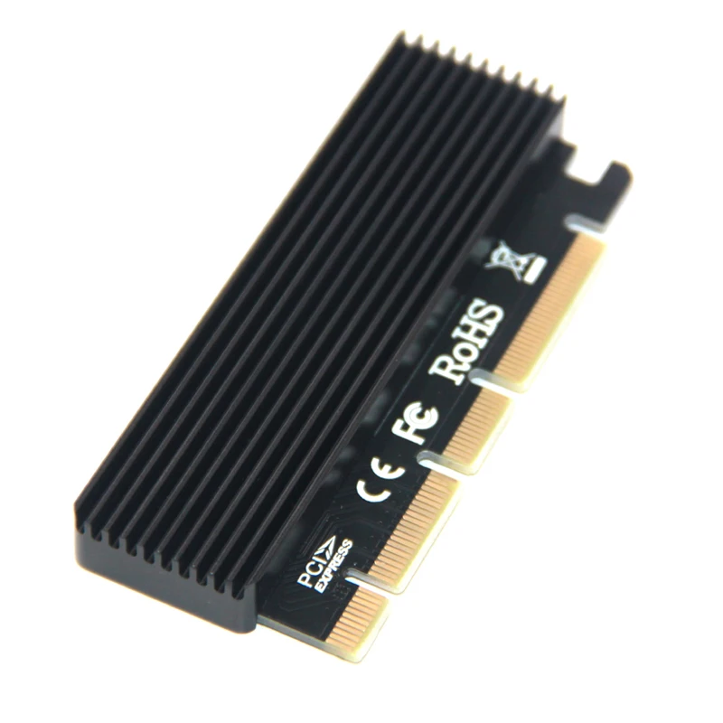 M.2 SSD PCIE адаптер чехол PCI Express X4 X8 X16 NVME M2 2230 2242 2260 2280 жесткий диск Корпус черный