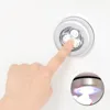 3 Led Silver Closet Cabinet Lamp Battery Powered Wireless Stick Tap Touch Push Security Kitchen Bedroom Night Light 1pc ► Photo 1/6