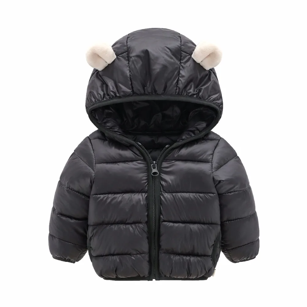Детское пальто; коллекция года; осенне-зимняя куртка для маленьких девочек и мальчиков; детская теплая верхняя одежда с капюшоном; пальто; куртка для младенцев; Одежда для новорожденных