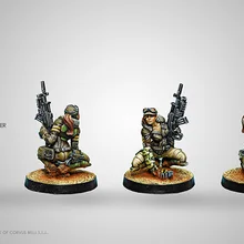 [Loong Way Miniatures] Corvus Belli Infinity 0546 HUNZAKUTS 32 мм Металлические Миниатюрные