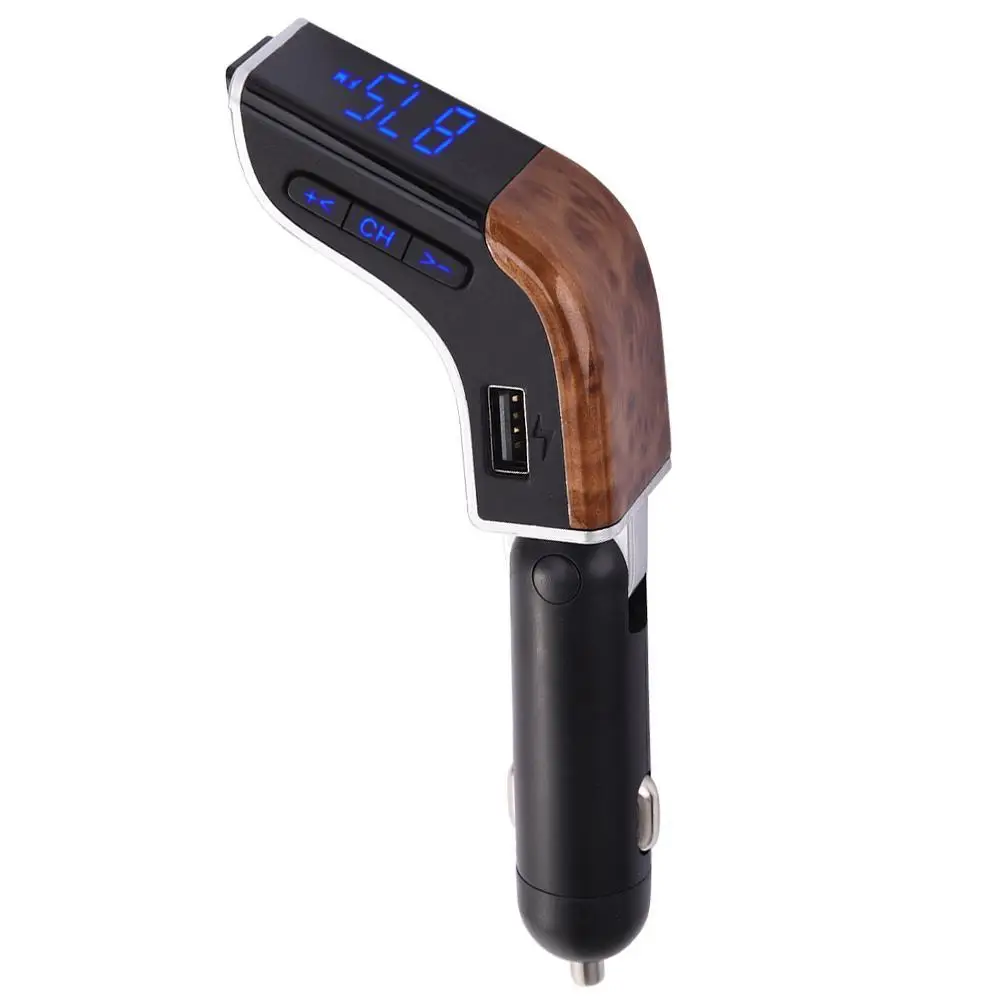 FM Transmitter Aux Modulator Bluetooth Handsfree Car Kit Car Audio MP3 Player with 3.1A Quick Charge Dual USB Car Charger