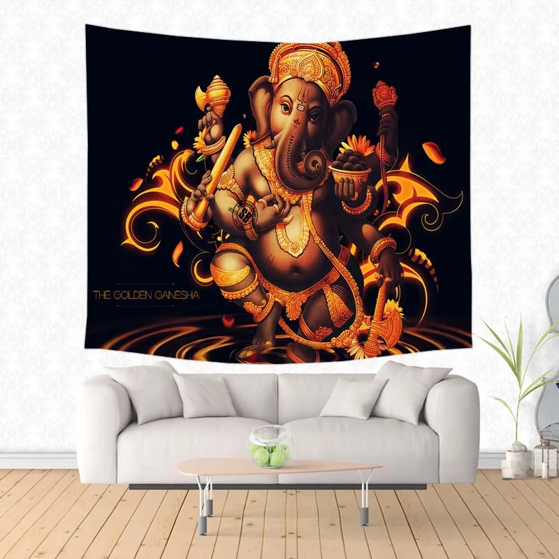 Ganesha Of Hinduism Lord полиэстер прямоугольный гобелен DIY ковер на стену Коврик для йоги коврик для пикника украшения дома спальни - Цвет: 4