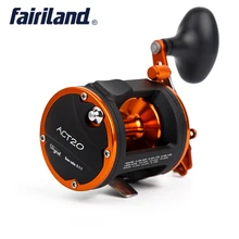 4BB правая рука 5,1: 1 Fairiland барабанный троллинг катушка 12 кг перетащите Мощность Рыболовная катушка 2 цвета(20 A/B) воспользоваться. Морской/пресноводные