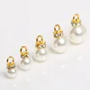 10PCS ABS Imitation Pearl Beads Charm for Earring Bracelet Choker Necklace Headdress Jewelry Making ► Photo 2/5