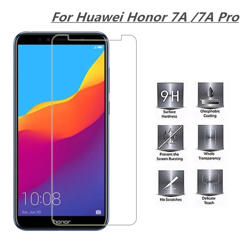 Screen Protector For Huawei Honor 7A Pro Tempered Glass Honor 7 A Pro 5 ...