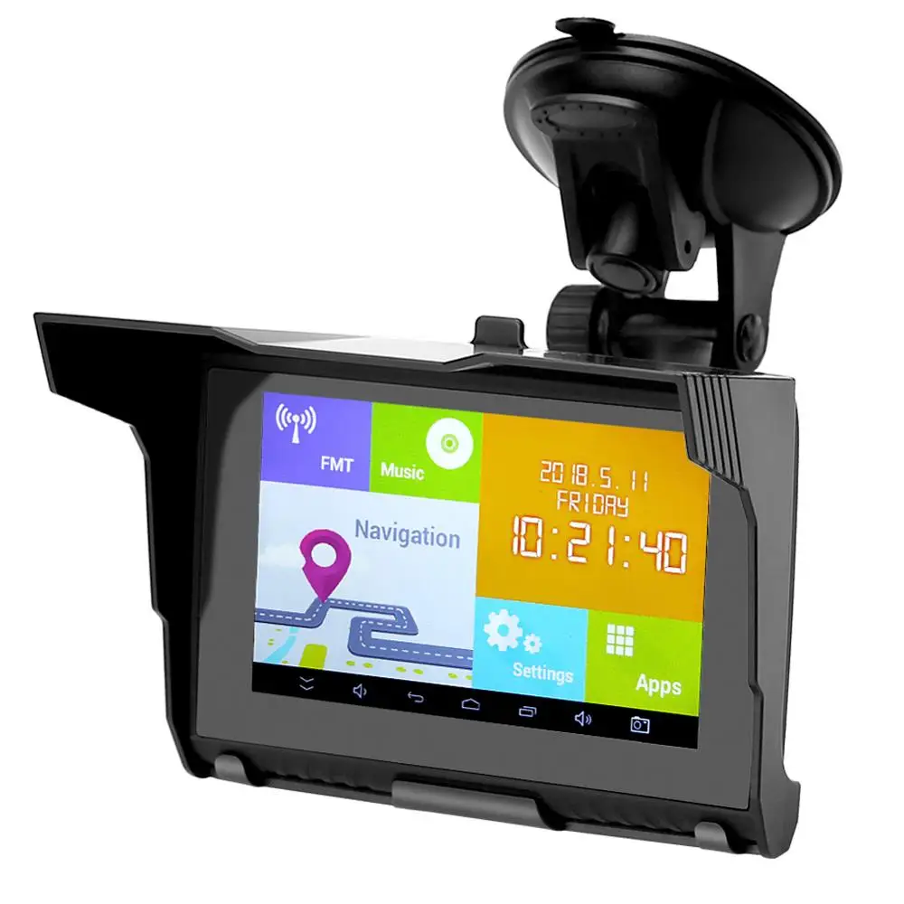 Koolertron 5" Android Motorcycle GPS Navigation, IPX5 800x480 Touch