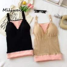 Теплый зимний плотный бархатный женский эластичный базовый топ для девушек, кружевной тонкий сексуальный регулируемый женский топ