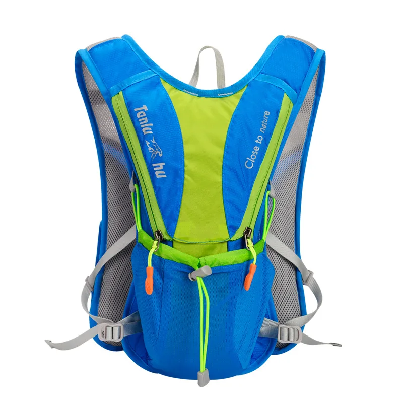 Уличный гидрационный рюкзак, походный, для верховой езды, альпинизма, кемпинга, бега, спортивный, водонепроницаемый, NylonWater Pack, сумка для воды - Цвет: Bule