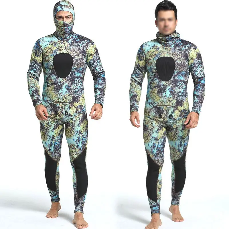 

Diving suit neoprene 3mm men pesca diving spearfishing wetsuit surf snorkel swimsuit Split Suits Combination surf wetsuit