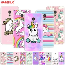 HAMEINUO Радуга Единорог крышка чехол для телефона для Meizu M6 M5 M5S M2 M3 M3S MX4 MX5 MX6 PRO 6 5 U10 U20 note plus