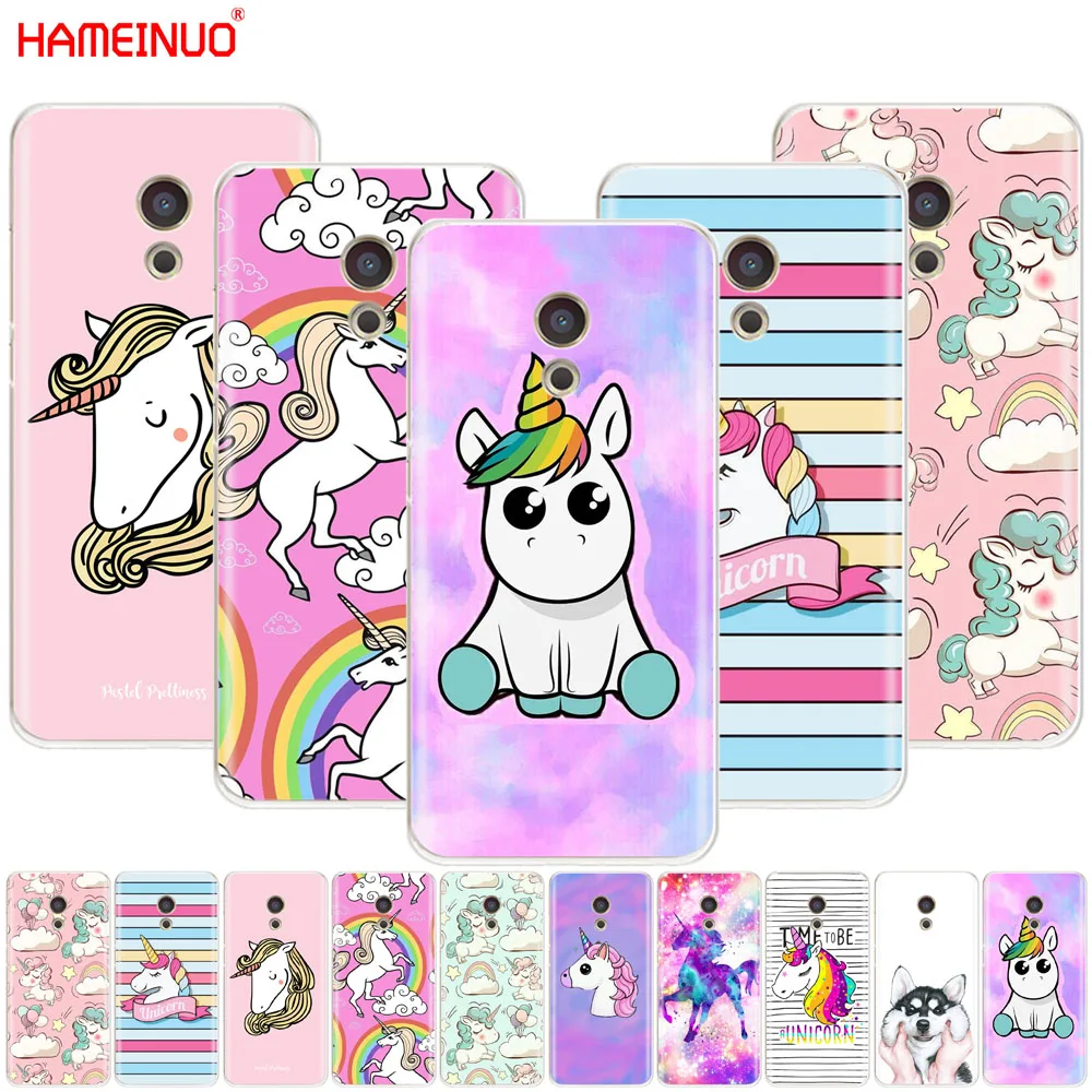 

HAMEINUO Rainbow Unicorn Cover phone Case for Meizu M6 M5 M5S M2 M3 M3S MX4 MX5 MX6 PRO 6 5 U10 U20 note plus