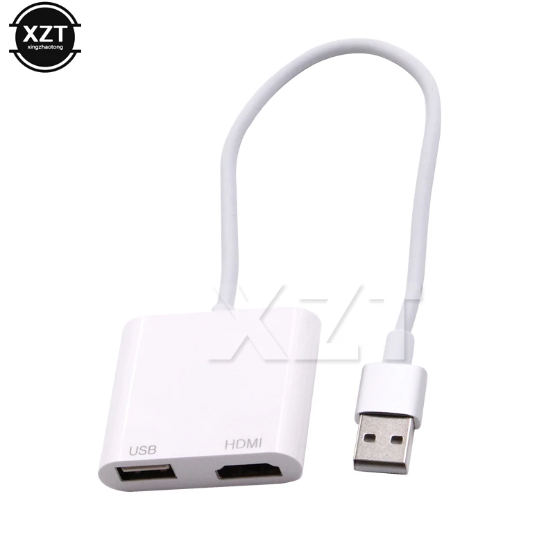 

Newest USB To HDMI HDTV HD Mirroring Adaptor Cable Converter Cord USB To HDMI Adapter for iPhone 7 7 Plus