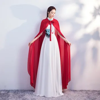 Chinese style improved cheongsam big shawl long Stage Dance Dressing Lotus butterfly embroidery applique evening dress Chinese style improved cheongsam big shawl long Stage Dance Dressing Lotus butterfly embroidery applique evening dress