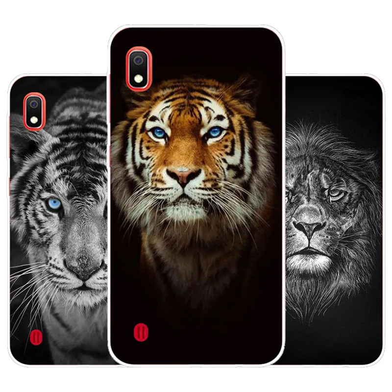 Для samsung galaxy A10 чехол Silicon Драколов живопись ТПУ Мягкая задняя крышка для защитить