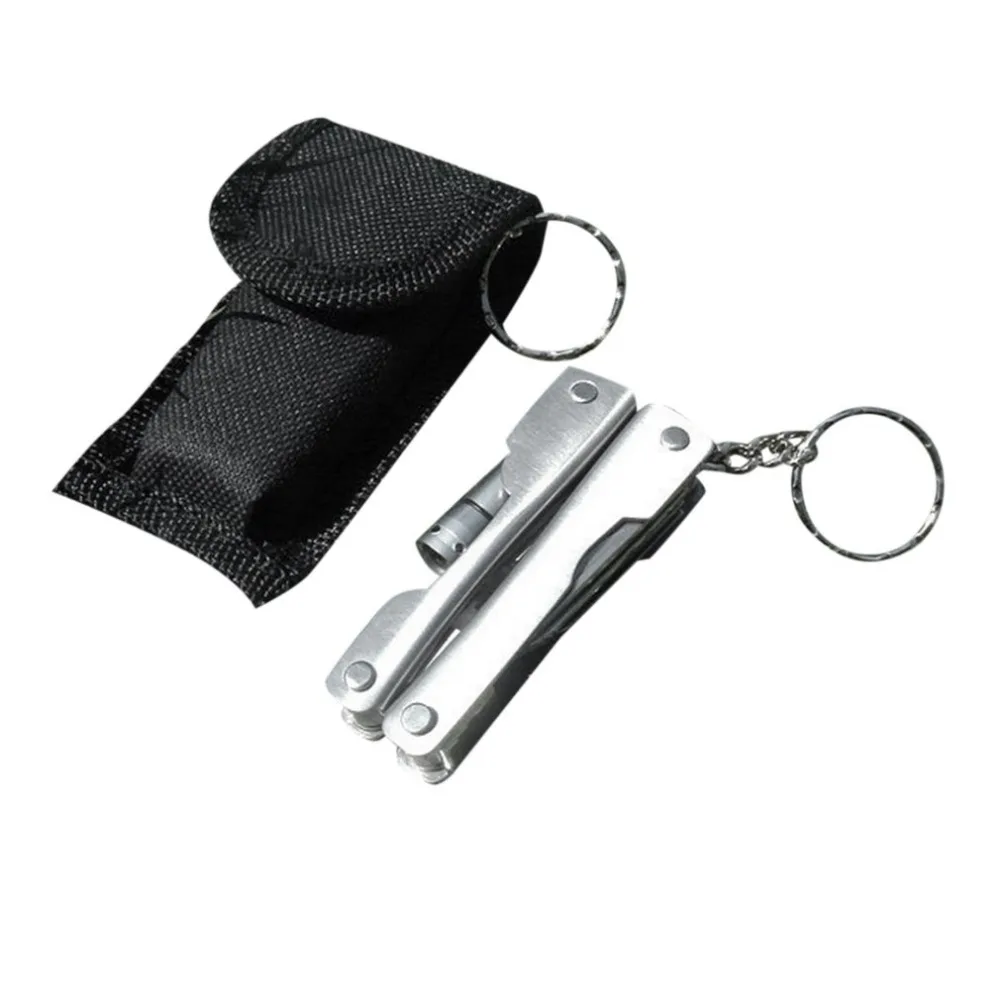 

1 Pcs Multitool Keychain Plier Portable Multi-function Plier Tool With LED Light Drop Shipping