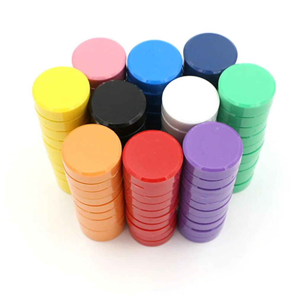 

Magnetic Buttons Fridge Stickers White Board Nail Push Pins Item 10 Color Locker Round Thumbtack Magnet Officemate School Teach