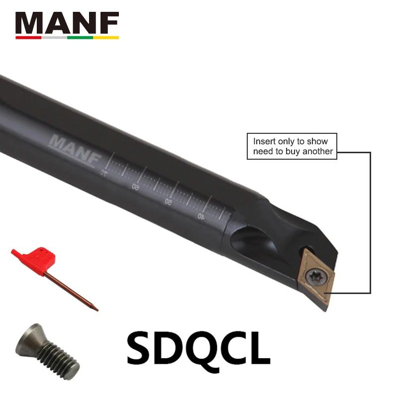 Манф 10 мм 12 16 мм S12M-SDQCR07 токарные сталь токарные станки сверлильный станок баров небольшое отверстие обработки зажима внутренний расточные инструменты токарный инструмент