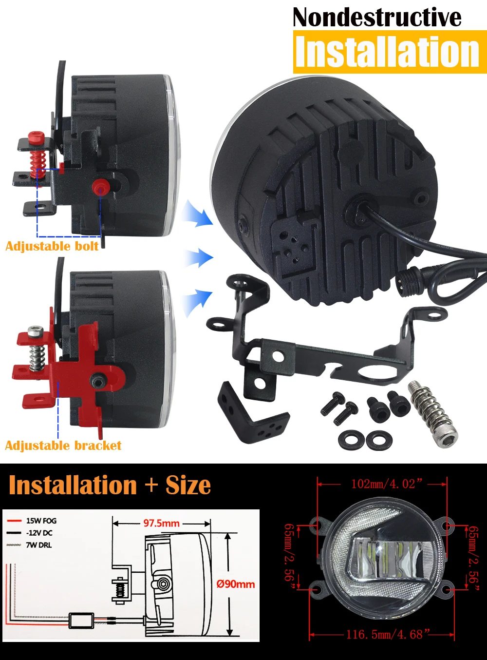 Cawanerl для Ford Explorer 2011 2012 2013 Автомобильный светодиодный противотуманный фонарь DRL дневная ходовая Лампа Белый 12 В Стайлинг яркий 2 шт