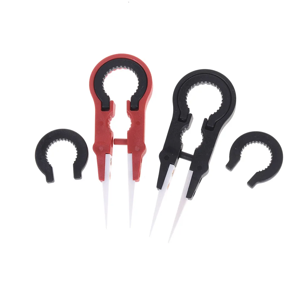 Dismountable Ceramic Tipped Stainless Steel Tweezers Fine Pointed Tips Heat Resistant Tweezer New Sale