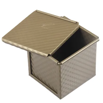 

Pullman Loaf Pan with Cover Bread Toast Mold, Toast Box Bread Pan Toast Mould, Non-Stick, Square boxes Toast Bread Mould