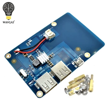 

WAVGAT Lithium Battery Pack Expansion Board Power Supply with Switch for Raspberry Pi 3,2 Model B,1 Model B+ Banana Pi